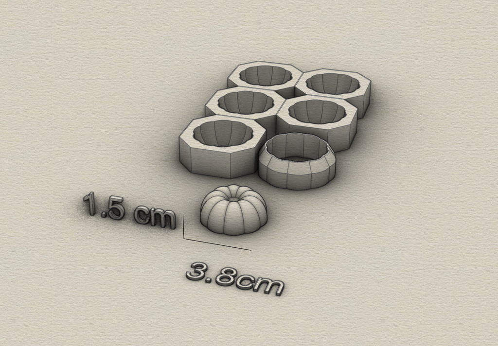 Silicone mold + cutter